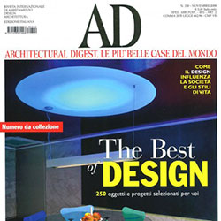 Architectural Digest, The Best of Design, Nov., Edizioni Condé Nast S.p.A.